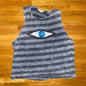 Evil eye racer back shirt